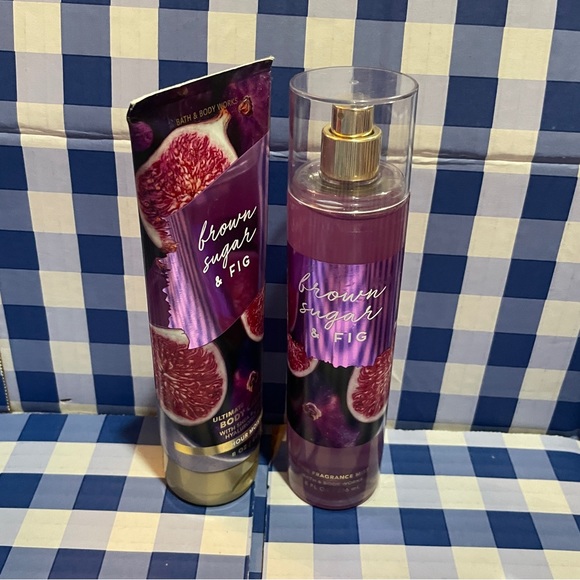NEW Bath & Body Works Bundle 6 pcs BROWN SUGAR & FIG Body Cream and spray - Picture 7 of 7